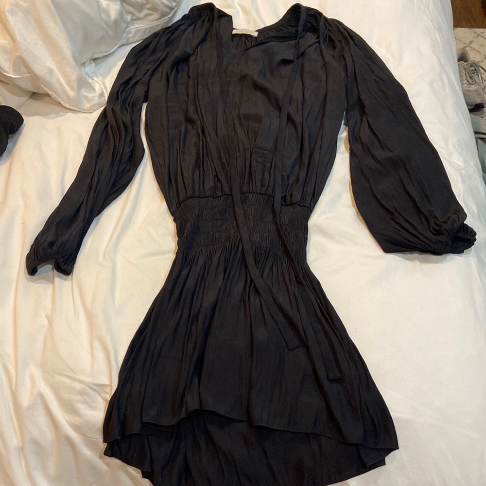 Ramy brook black dress, long sleeve